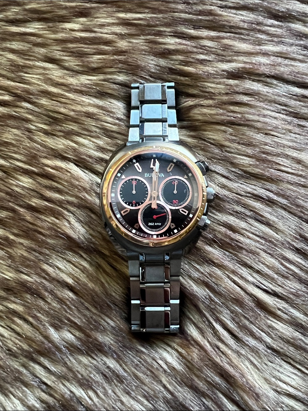 Bulova Curve Chronograph Watch